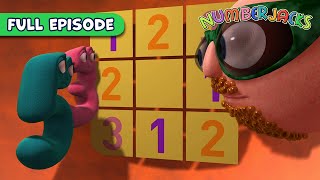 In Out Shake It All About  Season 1 Episode 4  Numberjacks FULL Episode [upl. by Jorin]