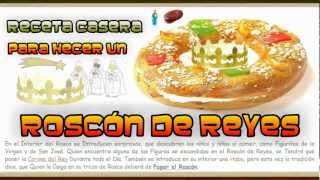 Receta Roscón de Reyes Ingredientes  Receta Rosco de Reyes  Receta Rosca de Reyes [upl. by Irt865]