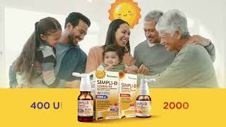 Família SimpliD – Vitamina D em Spray para toda a família [upl. by Joye438]