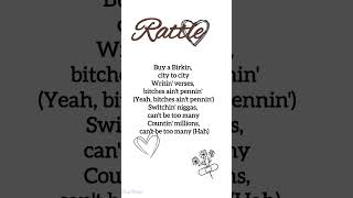 Megan Thee Stallion  Rattle Lyrics Cover Megan TheeStallion Rattle OfficialAudio Megan [upl. by Autry]