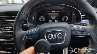 2022 Audi Q7 Protected  META BLEVO Horn Hazard Call Track Immobiliser  Immobiliser Fit [upl. by Giffy]