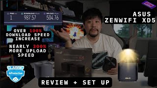 ASUS ZenWifi XD5  Easiest Setup Fastest Speeds At A Modest Price [upl. by Gierk]