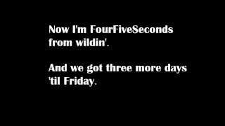 Rihanna  Four Five Seconds ft Kanye West amp Paul McCartnery LYRICS [upl. by Funda]