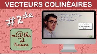 Démontrer que deux vecteurs sont colinéaires  Seconde [upl. by Arnaldo]