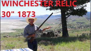 Shooting a 30quot Winchester 1873 Relic in 4440 [upl. by Enenej788]