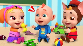 Clean Classroom and Share Toy With Friends  Clean Up Songs  Police Officer Songs  Rosoo Kids Song [upl. by Droffilc]