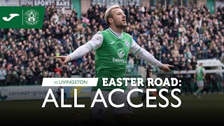 Hibernian 3 Livingston 0  Easter Road ALL ACCESS  Brought To You By Joma Sport [upl. by Manda]