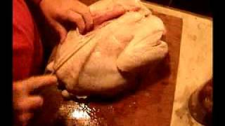 How to Debone a Turkey Part 1 [upl. by Chemarin882]