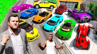 Collecting MICHAELS SECRET CARS in GTA 5 [upl. by Adlihtam]