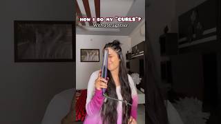 Curl Your Hair using Straightener hairstyleideas haircurls curlinghair bblunt longhair ytshort [upl. by Tugman]