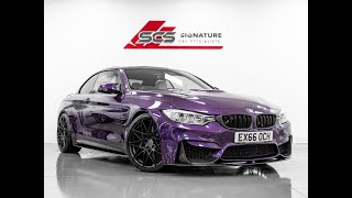 201666 BMW M4 Cabriolet 30 BiTurbo Auto DCT 431PS [upl. by Aitrop579]