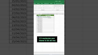 🟢Como CONVERTIR una FECHA EN TEXTO en EXCEL shorts excel exceltips exceltutorial [upl. by Ecyla]