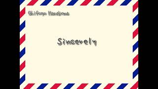 【花隈千冬】Sincerely【Synthesizer V カバー】 [upl. by Aerdnaeel]