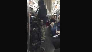 AntiISIS song in the NY subway  No More Jihad [upl. by Valiant]