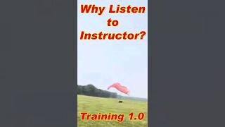 Why Listen to instructor Paramotor Training 10 paramotor accident crash training shorts [upl. by Ybocaj]