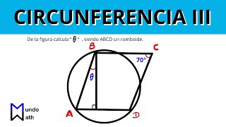 Circunferencia III  Ángulos en la Circunferencia Parte 1  Geometría [upl. by Chandal]