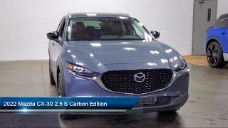 2022 Mazda CX30 25 S Carbon Edition Sport Utility Akron Canton Wadsworth Cuyahoga Falls Green [upl. by Sandra]