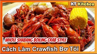 Nấu CRAWFISH SỐT BƠ TỎI WHOLE SHABANG GARLIC SAUCE Boiling Crabs SECRET RECIPE  ENGLISH CAPTION [upl. by Musette892]