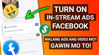 PAANO MAG TURN ON NG INSTREAM ADS SA FACEBOOK 2023 [upl. by Bergin]