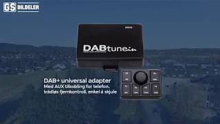 GS Bildeler monteringsvideo for DAB adapter DT210 [upl. by Boni]