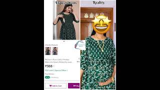 Meesho Maternity Feeding Kurti Expectations VS Reality  meesho meeshohaul feeding [upl. by Nickolas]