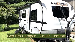 Geo Pro Camper 19FBS Making the Couch More Comfortable [upl. by Pucida]