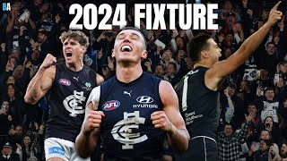 The 2024 AFL Fixture Reveal [upl. by Ahsocin]