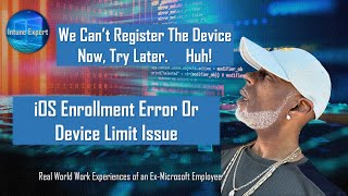 Huh We cant register the device now Try again later iOS Enrollment Microsoft Intune Insights [upl. by Elrebmik]