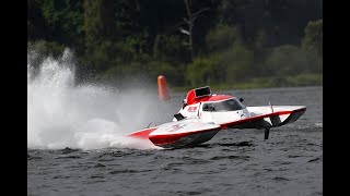 2023 NZ National Powerboat Champs  GP Hydroplane Heat 3 [upl. by Goldie]