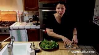 How To Make Arugula Salad With Caramelized Shallot Dressing [upl. by Ecinuahs]