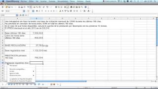 Ejercicio para Calcular Cuanto se Cobra de Paro Calculo de prestación por desempleo 1 [upl. by Herates]