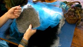 Wet Felting Basics by Sarafina Fiber Art [upl. by Eintruoc509]