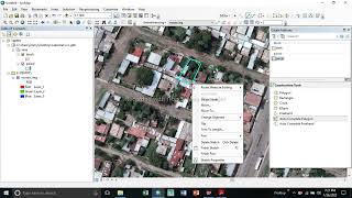 how we prepare cadastral map from Aerial photo [upl. by Annawd]