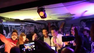 ESCKAZ in Stockholm Eurovision2016 stars  Hey Jude Douwe Bob bar opening [upl. by Oulman649]