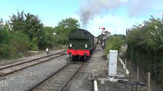 Chinnor and Princes Risborough Railway steam gala Friday 13th September 2024 with 4555 55189 and7820 [upl. by Lairea208]