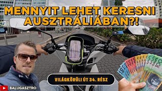 TÖBB SZÁZEZER FORINT NAPONTA FUTÁRKODÁS AUSZTRÁLIÁBAN🇦🇺 34 rész  Debi amp Balu [upl. by Eecrad]