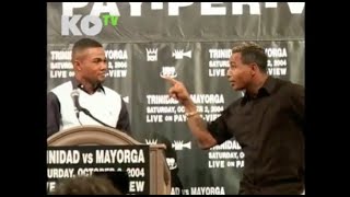 Félix Trinidad vs Ricardo Mayorga HEATED PRESS CONFERENCE UNCUT amp UNEDITED 2004 [upl. by Conan]