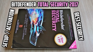 Bitdefender Total Security 2017  Setup and Activation using Activaton Code  License Key [upl. by Tinaret35]