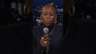 CynthiaErivo whistles “I’ll Be Home For Christmas” 🎄 JimmyFallon FallonTonight [upl. by Yromem]