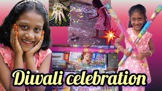 💁Our Diwali 🎇 celebration 🎉Diwali celebrationcute videos amarsha 💞 [upl. by Ennaeilsel]