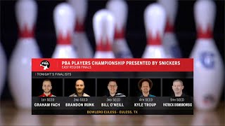 2022 PBA Players Championship East Region Stepladder Finals  Full PBA Bowling Telecast [upl. by Eyde800]