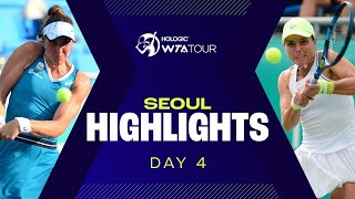 Raducanu Kasatkina amp Haddad Maia feature on Day 4 at Seoul 2024  WTA Match Highlights [upl. by Aerdno]