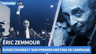 🔴Présidentielle 2022  revoir le meeting dÉric Zemmour à Villepinte [upl. by Lira]