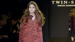 TWINSET Simona Barbieri Fall Winter 201617 Collection Fashion show [upl. by Ayekat]