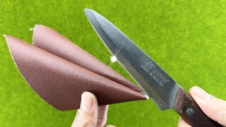 Razor Sharp Sharpen a Knife in 3 Minutes With This Method [upl. by Garwood]