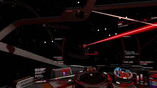 Killing an FerdeLance Elite Dangerous [upl. by Nnaeirrac]