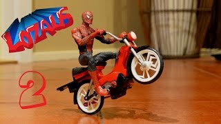 SPIDERMAN Stop Motion Action Video Part 2 [upl. by Sezen]