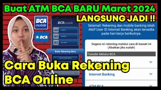 Cara Buka Rekening BCA Online  Buat ATM BCA BARU Mei 2024  MASTERCARD DAN GPN [upl. by Eimmat]