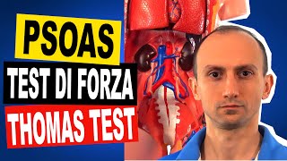 Muscolo Psoas 2 Test di Forza e 1 di Lunghezza Test di Thomas [upl. by Assitruc]