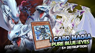 Pure Blue Eyes 1 Card Magia Combo  YuGiOh [upl. by Walther]